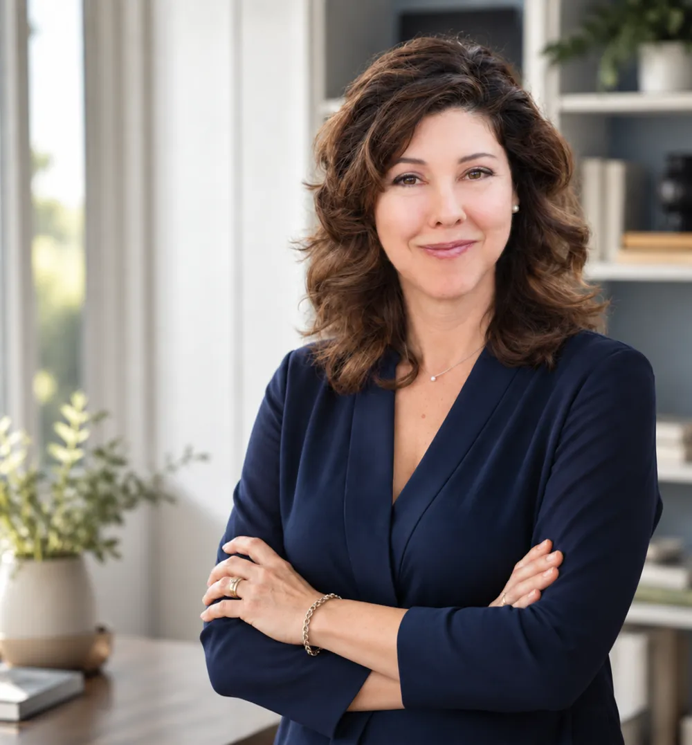 Darlynn Morgan, attorney and founder of Trustee Roadmap, in her office